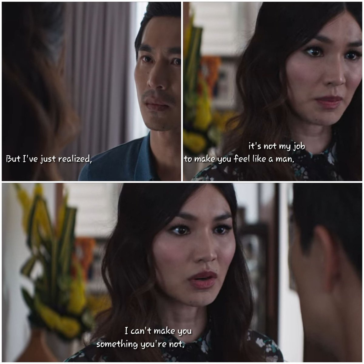 eirelav_0214's tweet photo. One of the best, empowering lines i have ever heard.. 👏👏👏

It's not our duty to help a man find his own balls.

#CrazyRichAsians
#Netflix https://t.co/9eFNSGXx8K