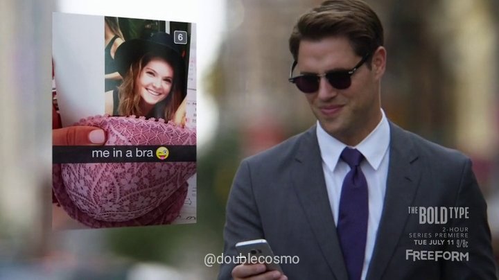 DoubleCosmo's tweet photo. Learn how to use Snapchat with Sutton 😂💕

@theboldtypetv

E01S01: Pilot

Follow: @doublecosmo 

#theboldtype #janesloan #katiestevens #aishadee #katedison #meghannfahy #suttonbrady #jacquelinecarlyle #melorahardin #richardhunter #sampage #series #freeform #newyorkcity #newyork https://t.co/KAWZdSIndN