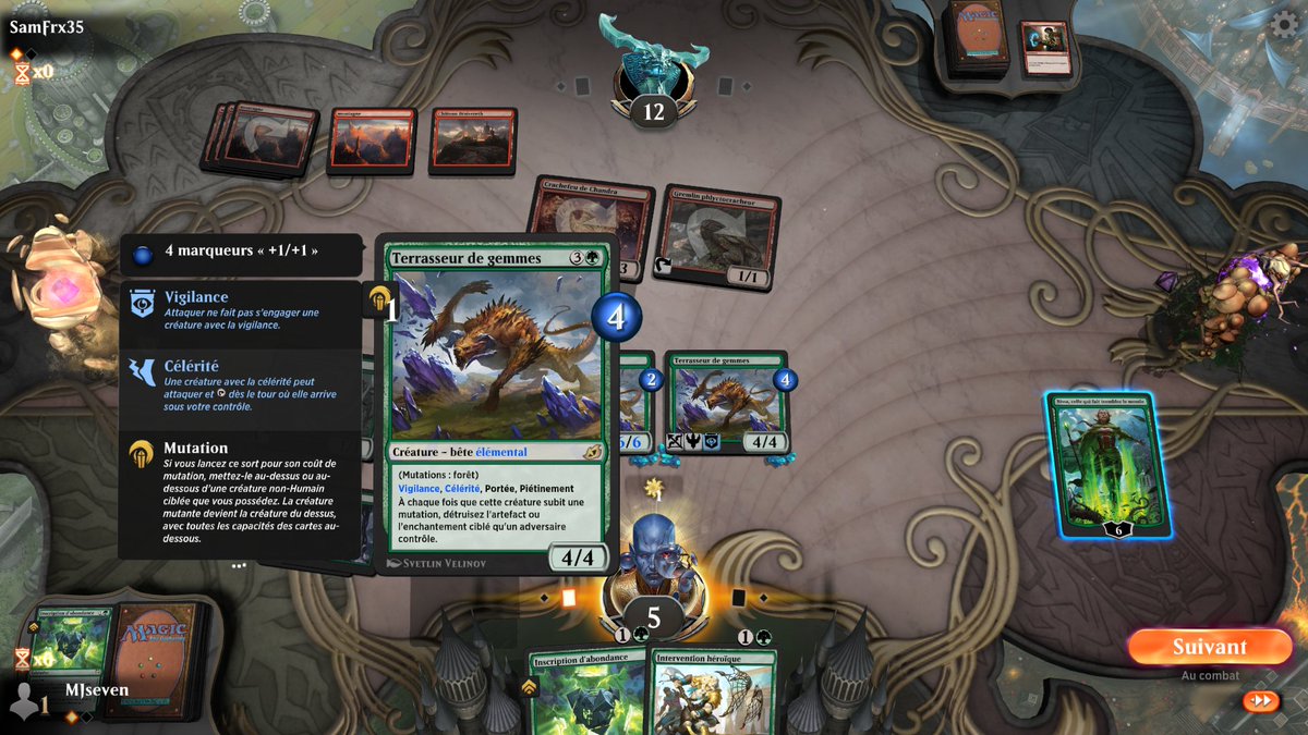 MJsevenlol's tweet photo. @wizards_magic @wizards_magicFR Why my monster isnt 8/8 ? Was a land of nisssa I miss something ? Bug ? https://t.co/fznHzQdeQN