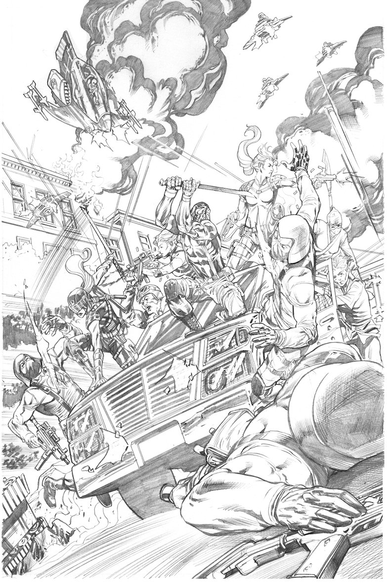 TomWaltz's tweet photo. We've had a few delays getting #GIJoe A Real American Hero #275 #SnakeHunt Part 10 done, but we're close! To thank you for your patience, here's a peek at the explosive event finale! Get ready to be blown away!
@RobertAtkinsArt @nethodiazz @BrianAtkinsArt @keaneink @jbrowncolors https://t.co/1RMUcmtobP