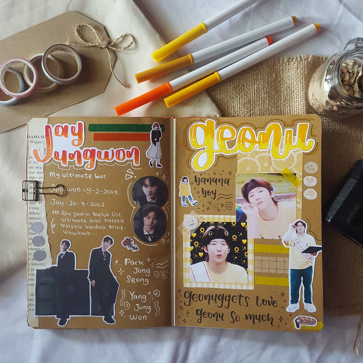 aleeegraaa's tweet photo. Harta, Tahta, Ke Korea

#bulletjournal #bujokpop #handlettering #aesthetic #bujo #spreadideas #studygram #bujogram #enhypen #ILAND #ENHYPEN_JAY #ENHYPEN_JUNGWON https://t.co/DvXWAwf4CI
