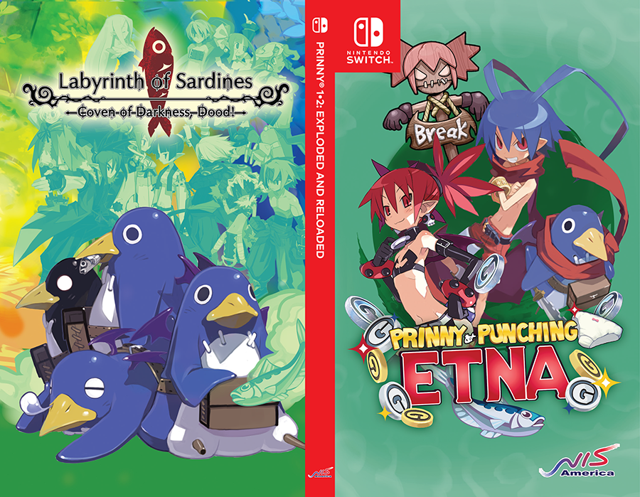 NISAmerica's tweet photo. #ICYMI A double dose of Prin-tastic games calls for double cover art, dood! Download the Void Prinarium and Prinny Punching Etna alternate cover designs for Prinny®️ 1•2: Exploded and Reloaded for FREE at https://t.co/OXFoBMrgEx, dood! #PrinnyOneTwo https://t.co/MmzgTQIQVv