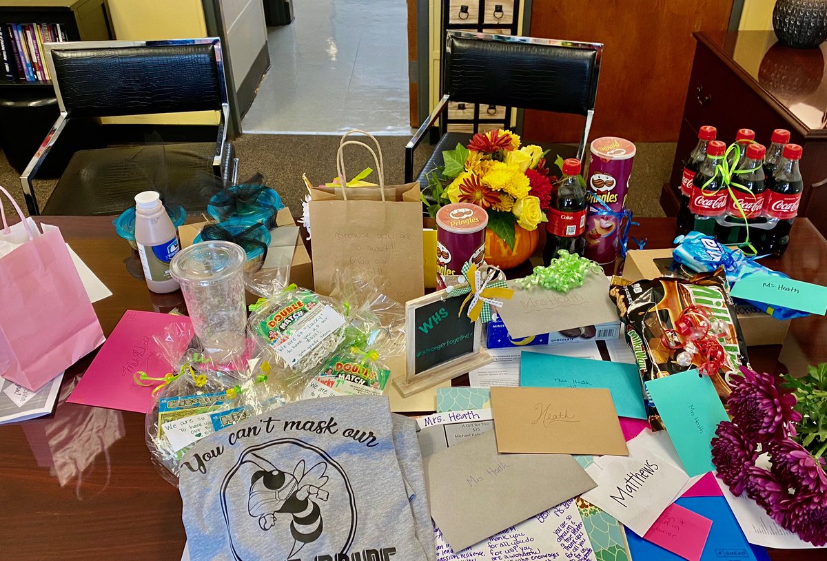 Thankful for all the love that WHS shared with me today! 💛💚