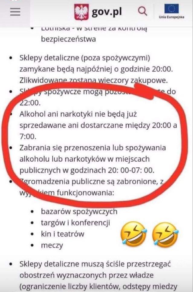 smspoland's tweet photo. @Zaufana3Strona Nie zapominajmy o ograniczeniu dwóch bardzo ważnych filarów gospodarki https://t.co/uUN7xX0wgq