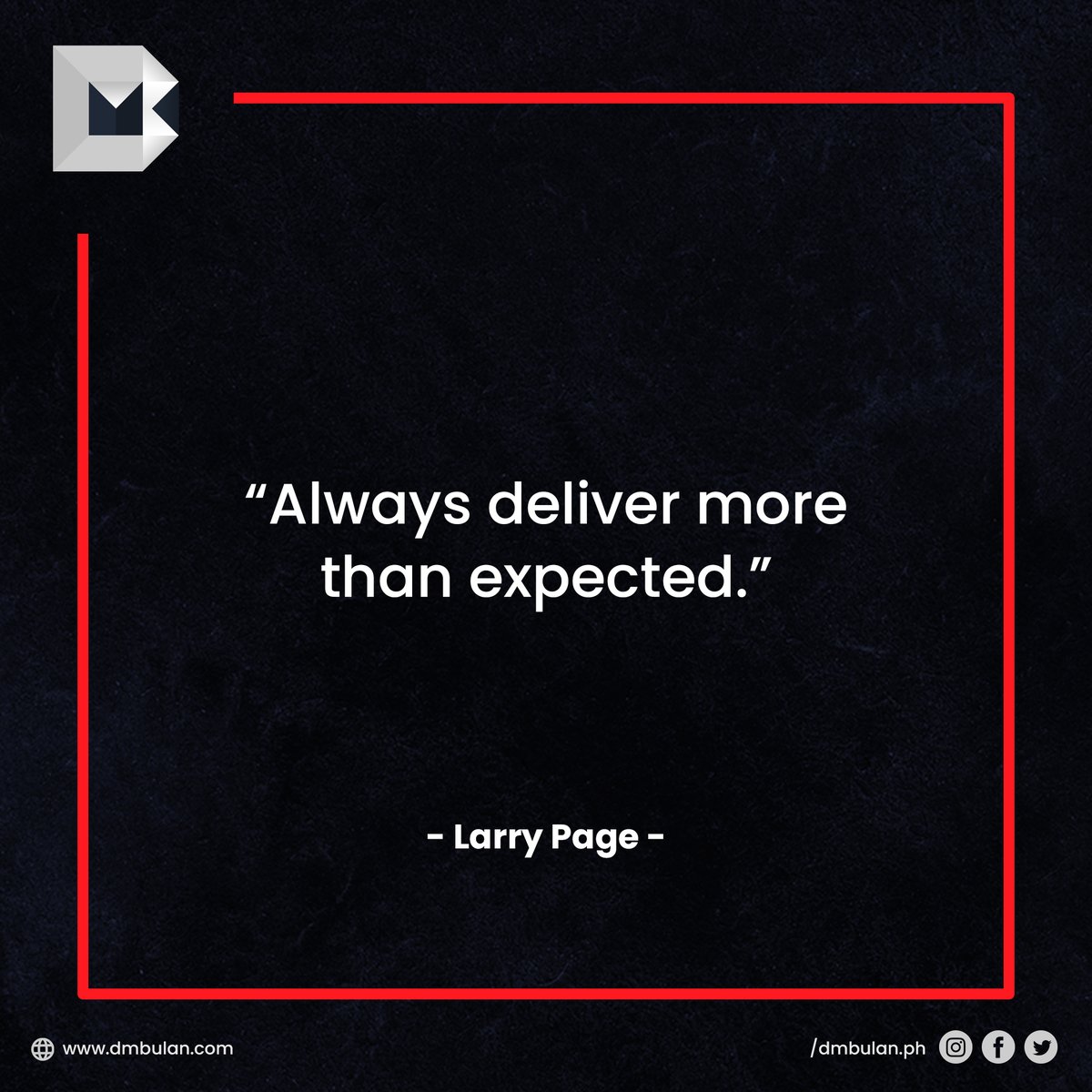 dmbulan's tweet photo. People today want more:
✔️Service
✔️Attention to detail
✔️In terms of quality
Always aim to be better than your best self!

#dmbulanph #WebDevelopment #Wordpress #EcommerceWebsite https://t.co/6u9EzhboUD