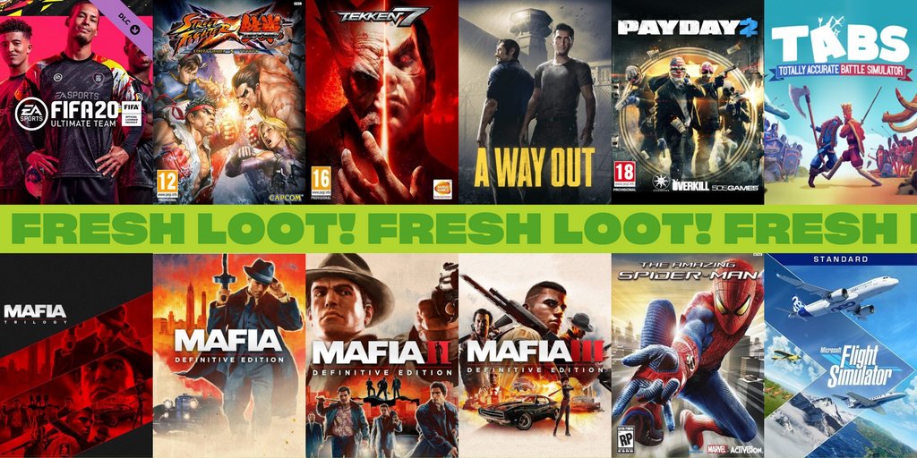 Salad_Chefs's tweet photo. From the streets to the skies, we're slinging some new items that'll have you fighting your way for deals in or out of the stadium. Sometimes trying to pack in gaming references doesn't make sense…anyway, Fresh Loot is here.
#freshlootfriday #SaladChefs #Gaming #PCGaming #Gaming https://t.co/H3eQYDb4K4