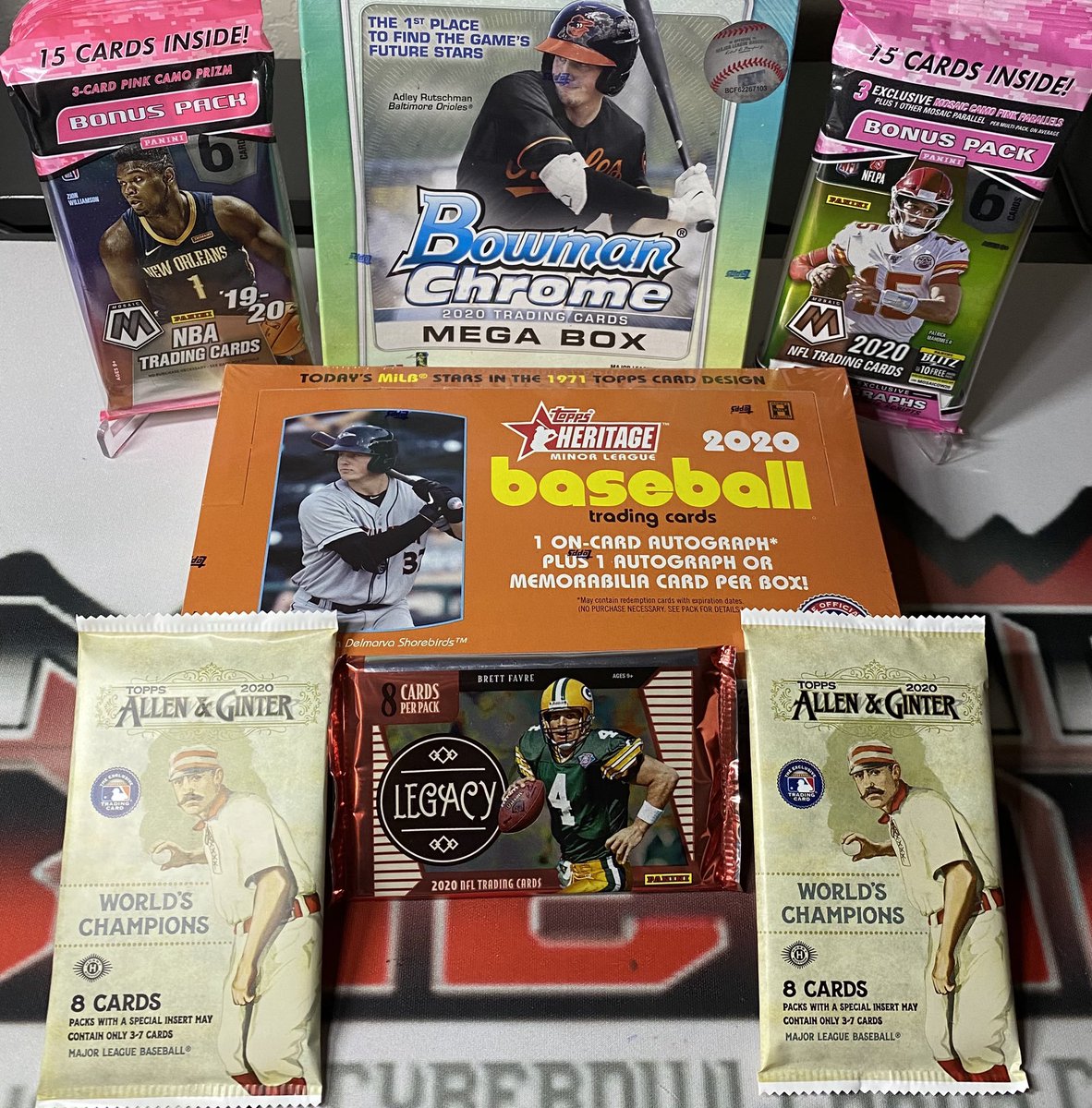MileHighChuck_'s tweet photo. 🚨 3 SPORT GIVEAWAY 🚨 

I just want to show my appreciation by giving someone their very own ripping party💥🎉 

ONE of my followers that likes, retweets, and tags 2 hobby pals will win this ENTIRE haul🔥 

DO NOT MISS THIS.

This will end at 6,020 followers or my birthday 11/16 https://t.co/5dlb4nfRPc