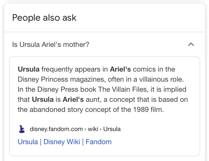 Ursula, Disney Wiki