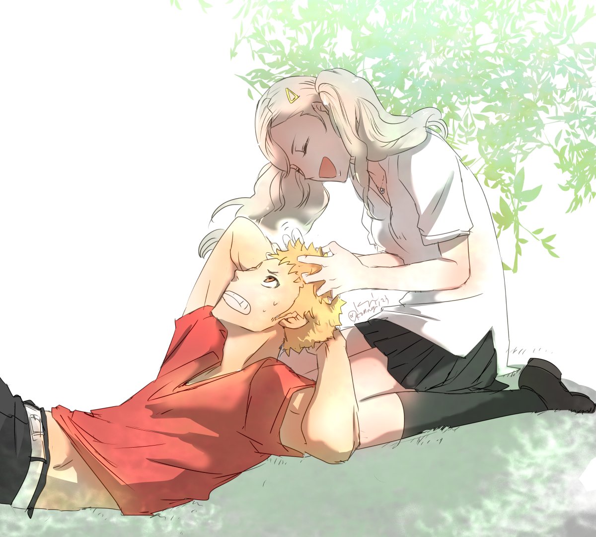 「最近、この二人描いてないので過去の竜杏ちゃん再掲 」|こむぎ@単行本発売中のイラスト