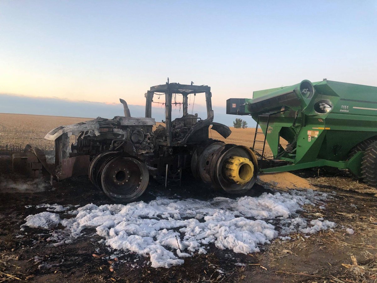 Farmer speaks out following harvest equipment fire in Clay County dlvr.it/RjmDbK