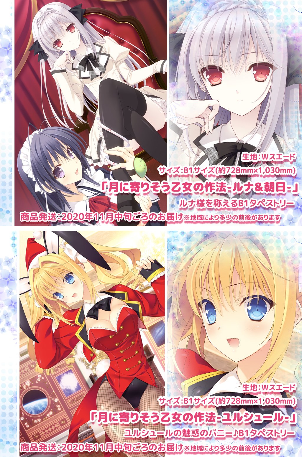 月に寄りそう乙女の作法 ユルシュールの魅惑のバニー♪WスエードB1