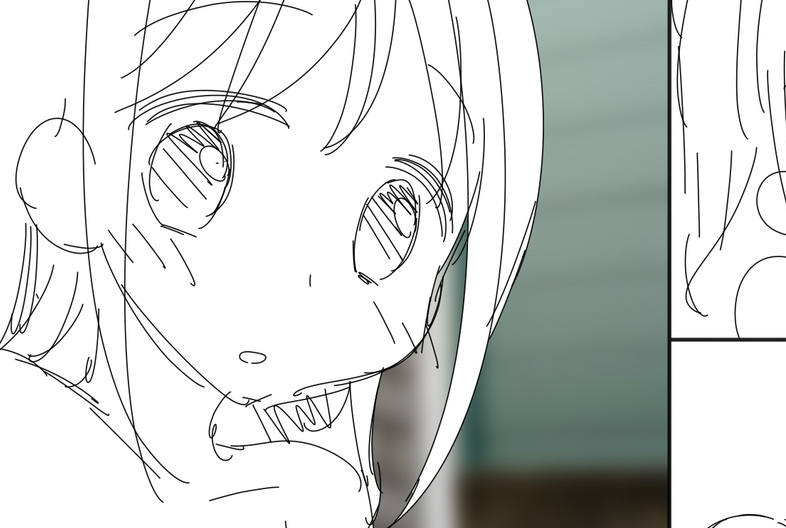 ラフやってるー
2/3くらい出来た!あとちょっとー! 