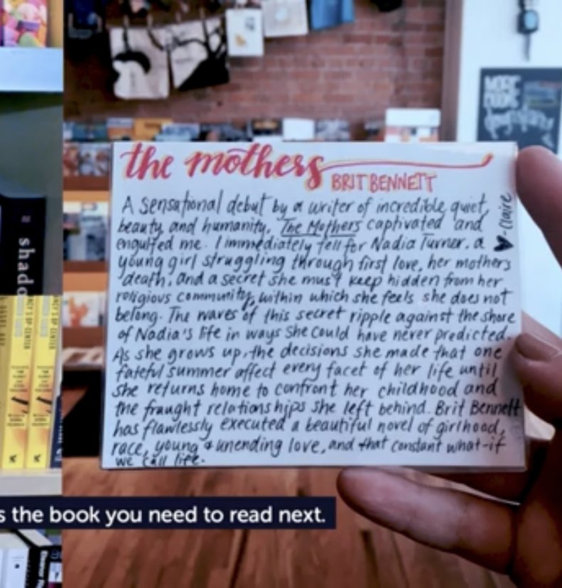 Rjmckenz's tweet photo. Is this you, @LiteratiBkstore, in the awesome #ShopLocalBookstores video? I’m trying to settle a bet with my wife. https://t.co/ZdrRbOwsys