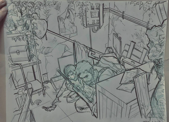 #TLOU sketch to decorate the animation classroom ? 