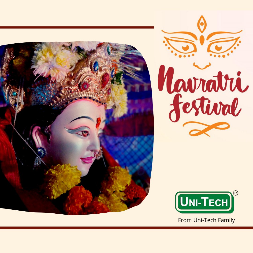 unitechmachines's tweet photo. May this Navratri bring happiness in your life. May hatred be far apart from your life. Happy Navratri 🙏
#HappyNavrati #UniTech #UniTechMachines https://t.co/nQKaXGcuYx