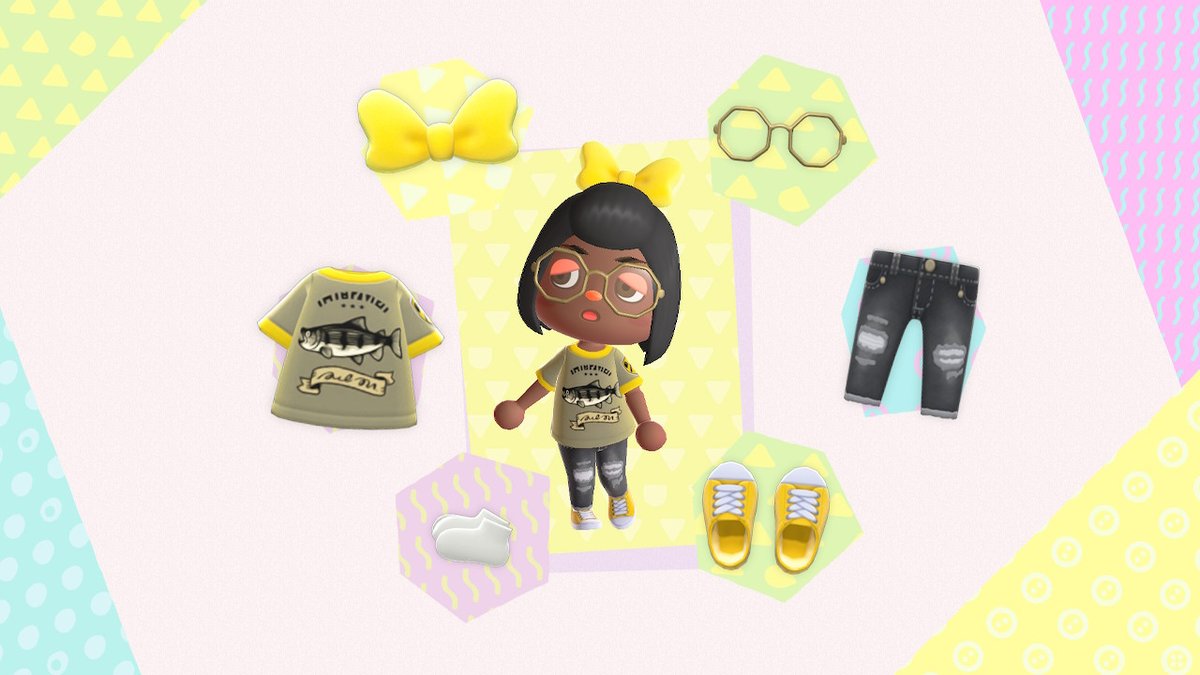 AcNopu's tweet photo. been awhile, heres an outfit post #AnimalCrossing #ACNH #NintendoSwitch https://t.co/0l2u9qIvoM