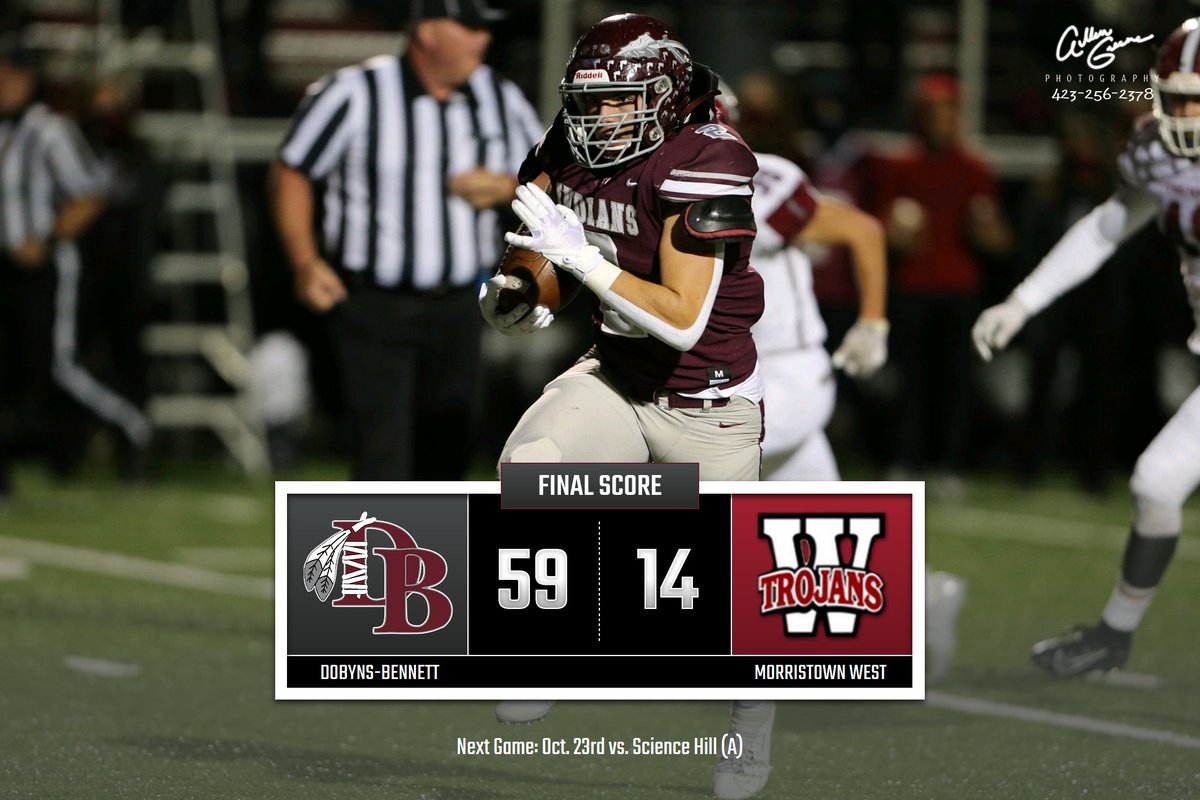 Tribe Athletics (@kcs__athletics) on Twitter photo FINAL | Indians 🏈
The Indians move to 8-0 on the season after their win over Morristown West! The Tribe is on the road next week at Science Hill. #RollTribe
Original 📸: <a href="/AllenGreenePhot/">Allen Greene</a> FINAL | Indians 🏈
The Indians move to 8-0 on the season after their win over Morristown West! The Tribe is on the road next week at Science Hill. #RollTribe
Original 📸: <a href="/AllenGreenePhot/">Allen Greene</a>