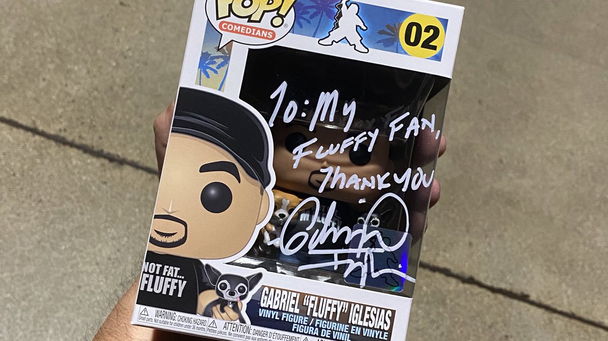 RT or tweet “I’m a REAL #FluffyFan Can I please have the signed #FluffyFunkoPop 😁” for ur chance to WIN this one.