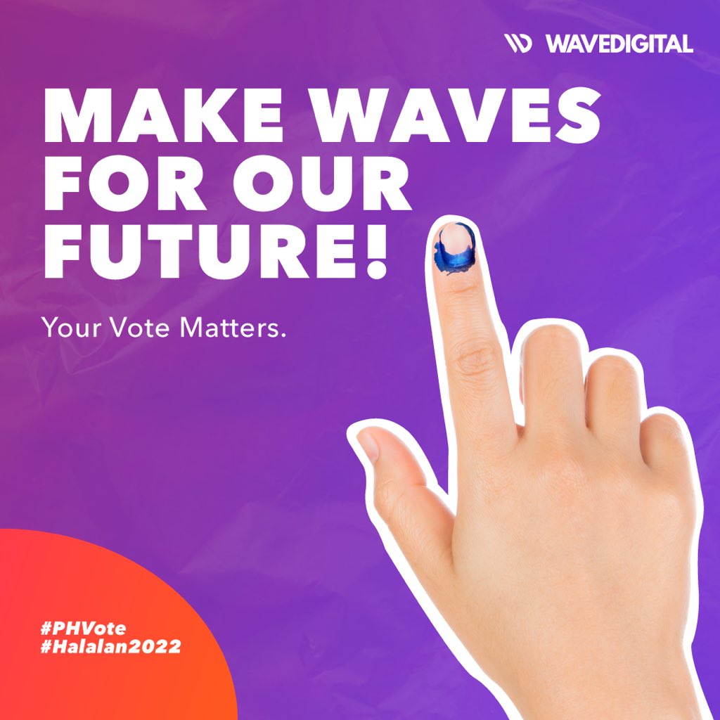 WaveDigitalPH's tweet photo. ❗️YOUR VOTE WILL HELP SHAPE THE FUTURE❗️

The power that determines our country's direction is in your hands. Exercise your right to vote and make yours count! 

Join in the wave of #changemakers and register today! 🌊

#PHVote #Halalan2022 

‼️ RT FOR THE PHILIPPINES ‼️ https://t.co/ua24Mll5U5