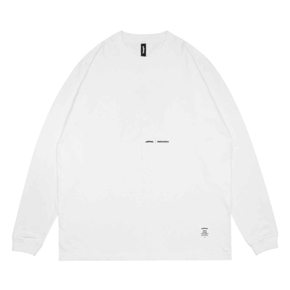 ballaholicTOKYO's tweet photo. Release!!!
-Online &amp; ballaholic TOKYO Limited-
--
MARCOMONK × ballaholic Long Tee

https://t.co/aDsjfdTsX1
--
#MARCOMONK #ballaholic #Tokyo #streetball #basketball #blhlc #ballonjourney #playground #ballaholic_tokyo #alldayallnighteverywhereanywhere https://t.co/Xuz3x342BF