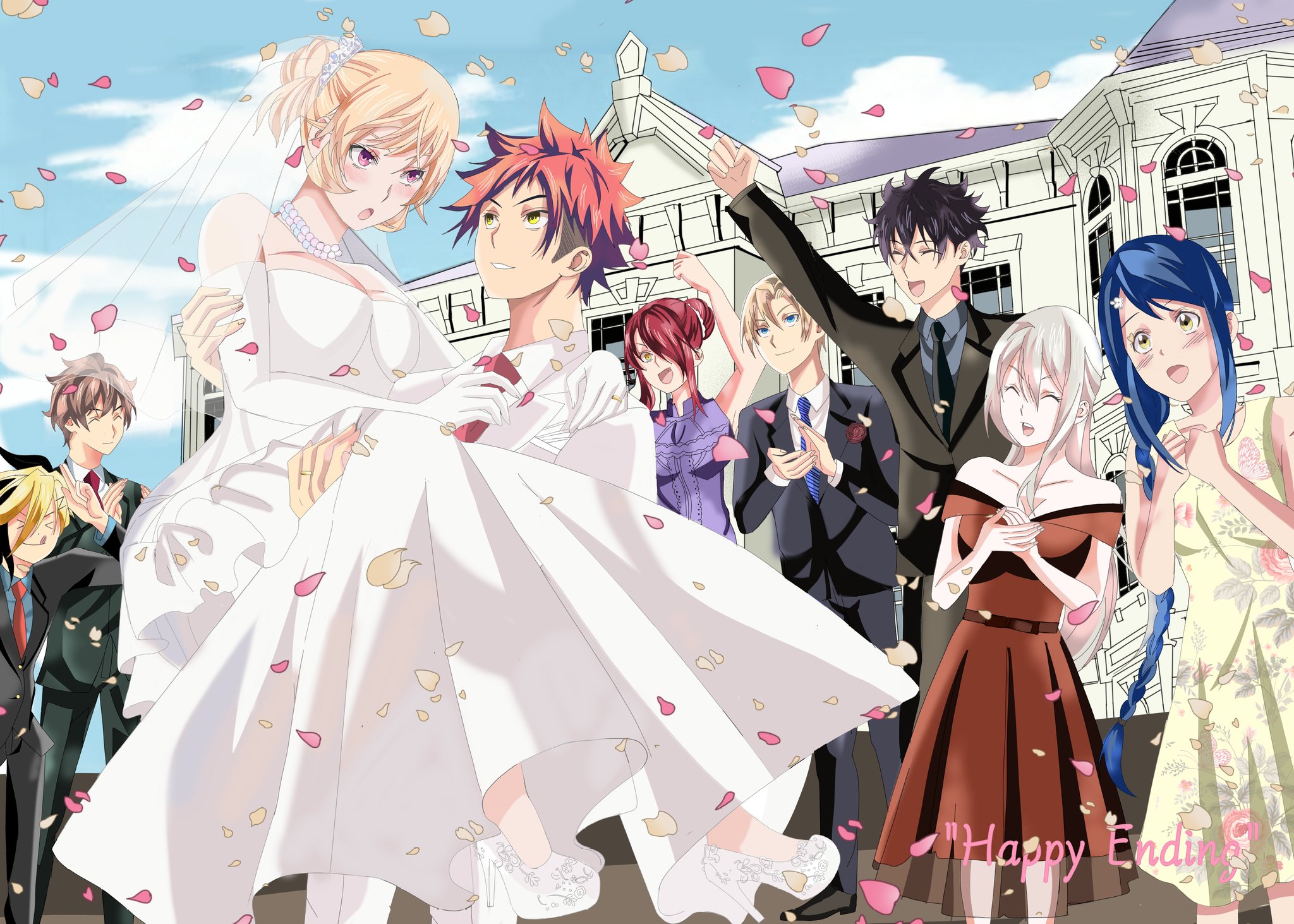 Hiyori Chan Shokugekinosoma Soueri Wedding 食戟のソーマ Final Page Happy Ending T Co Avvo7hwmyz Twitter