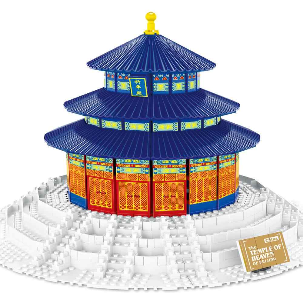 A search in Alibaba website in category: Toy, Block, and keywords: Temple of Heaven  has several vendors of this model kit.