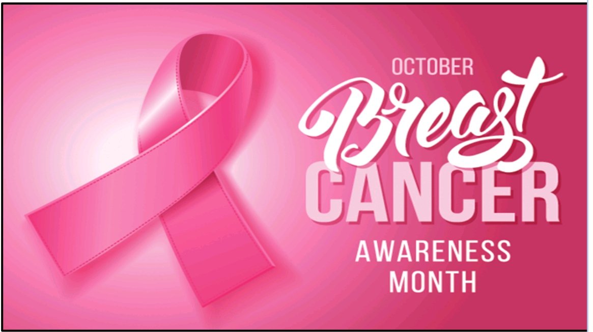 #BreastCancerAwarenessMonth 
#GiveHopeSaveLives
#KnowYourBreasts
Mammography is the only screening method for breast cancer that has been proven to be effective in women above 40 years.
#GetaMamo
#EarlyDetectioniskey