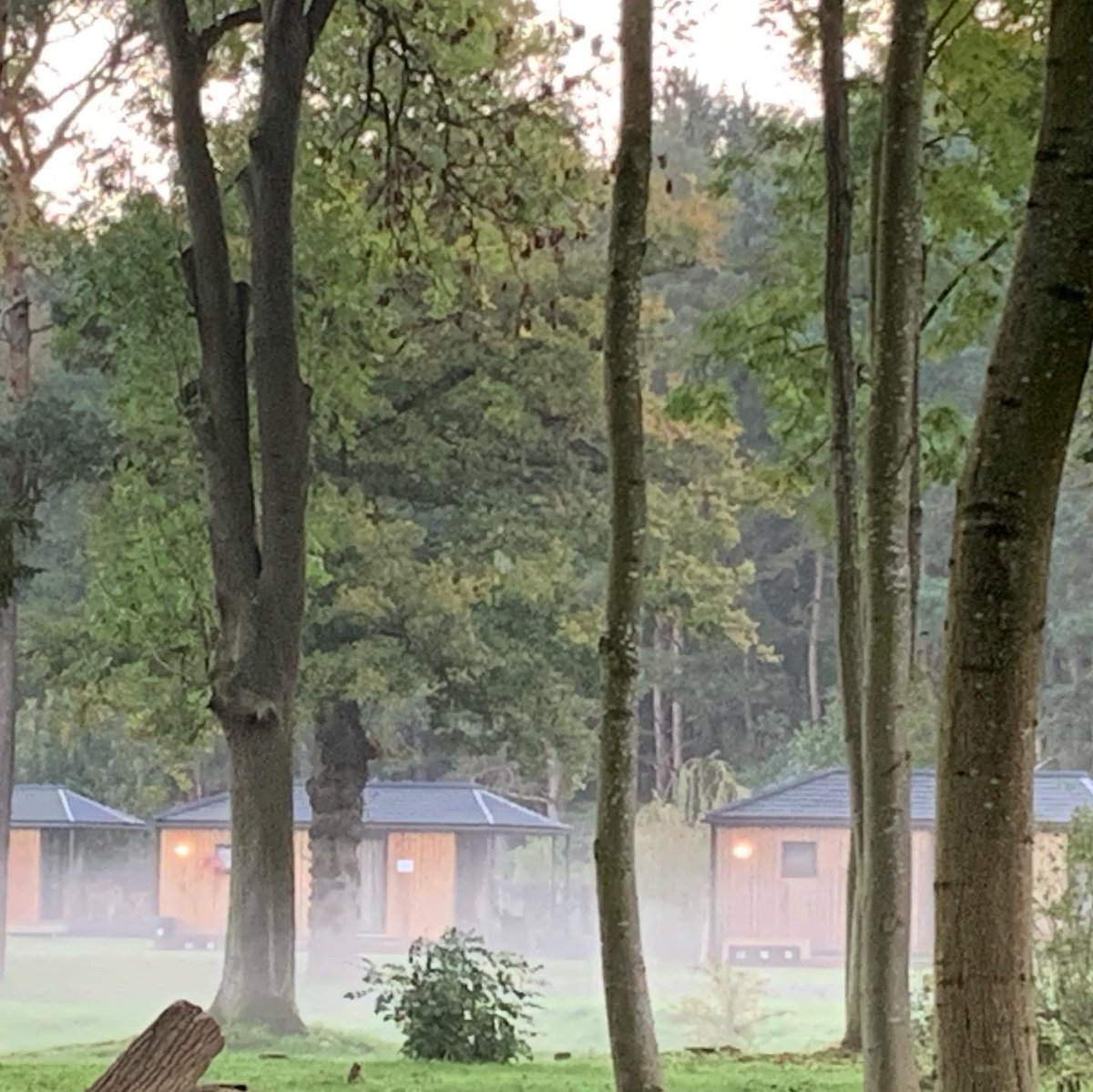 Misty mornings at Riverside. Beautiful 🍁 💙#autumn #misty #saturday #saturdayvibes #relax #glamping #staycation #ukbreaks #shropshire #riverside #booknow