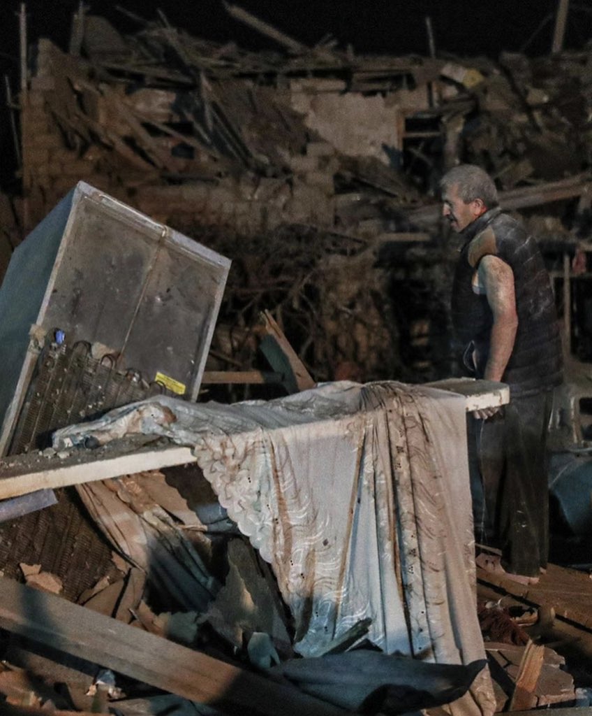 Armenians attacked the city of Ganja again. They killed and wounded civilians. It is very far from the war zone.Why are you silent about injustice?Those who support the Armenians are as dishonorable and murderous as they are! #StopArmenianAggression #PrayForGandja