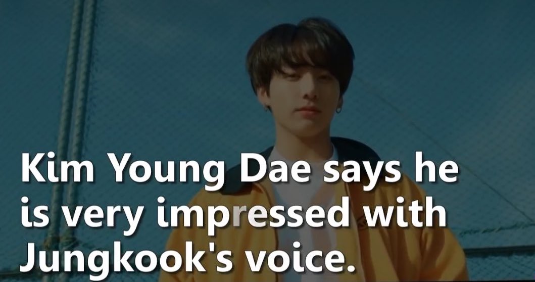 Kim Youngdae, KMA committee member, praised Jungkook countless of times. He continuously stated how Jungkook’s voice impressed him. How Jungkook can convey a story well in a song. And overall how Jungkook is a great individual singer.