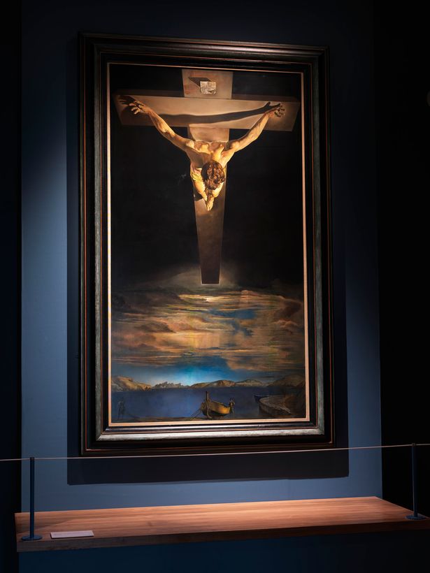 Christ of St John of the Cross by Salvador Dali at Kelvingrove Art Gallery. Bought for £8200 in 1950s. (GlasgowLive)