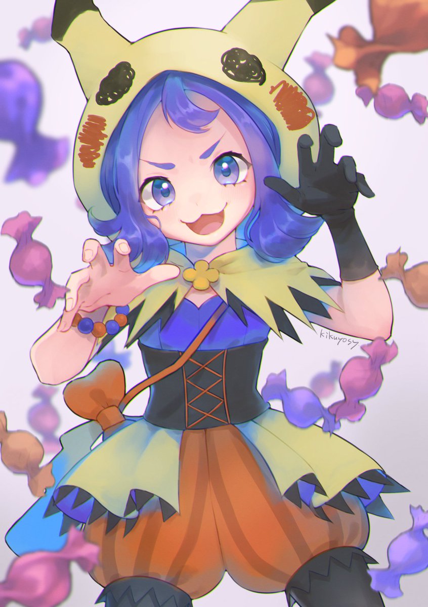 アセロラ(ポケモン) 「TRICK or BATTLE! 」|きくよし：kikuyosyのイラスト