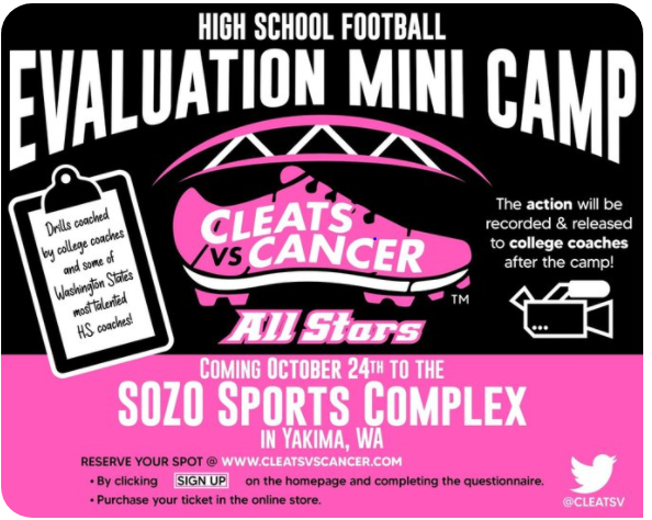 CLEATS V CANCER H.S. FOOTBALL ALL-STAR GAME tweet media