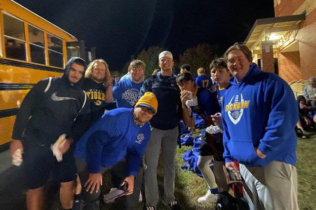 SHS_JaguarFB's tweet image. Huge win over the very talented and state ranked Park Hills Central.   Thank you to @jimmyjohns of Farmington for the post game meal.  Speaking of freaky fast, @ColeRuble and his O Line rushed for 401 yards!