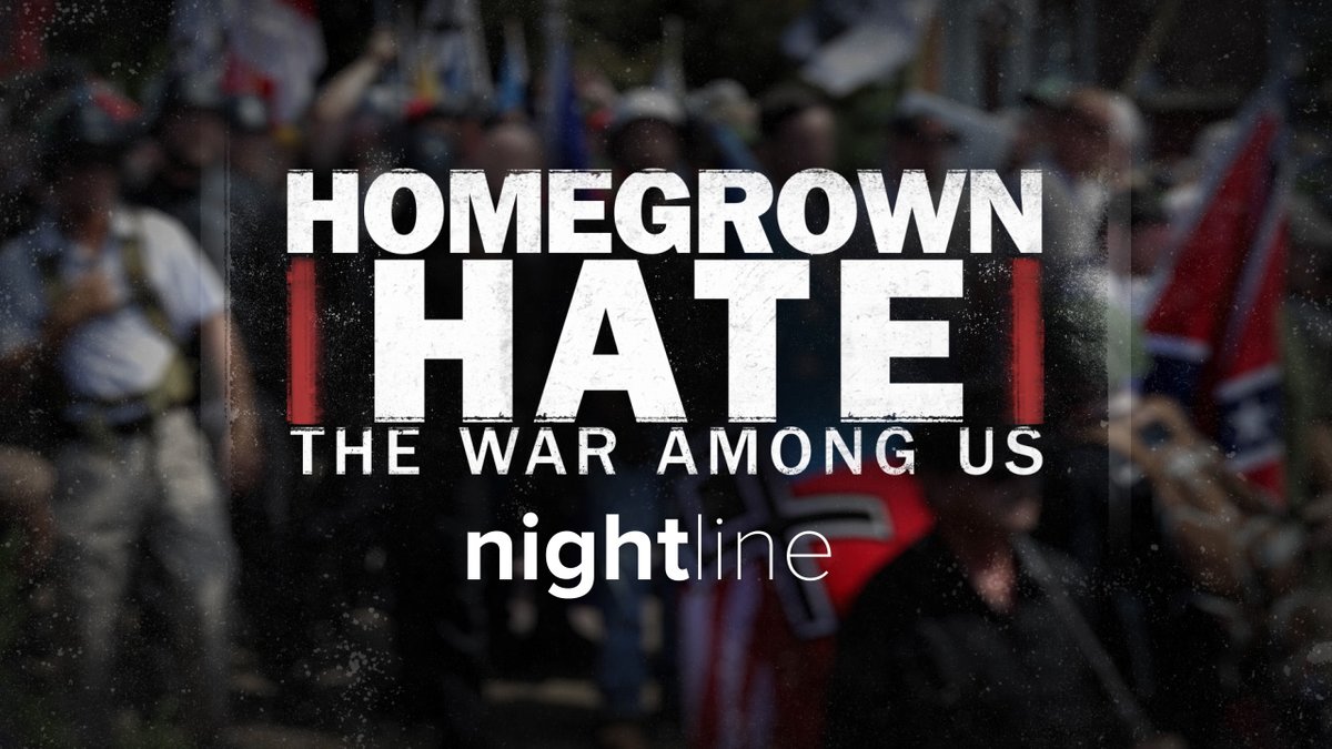 Nightline's tweet photo. Tonight on a special edition of @Nightline... white power and the war among us... tracing back some of the deadly and most violent elements of this movement and the opportunities missed to contain it. @LinseyDavis reports. #TurningPointABC https://t.co/eAUYzWyUIc