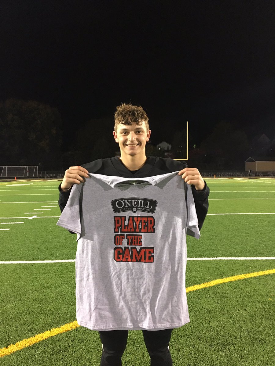 Grove City backup QB Zach Rodgers stepped up tonight with 2 TD passes and a big run to help lead the Eagles to a thrilling 14-13 win at home to take home the <a href="/ONeill_Coffee/">O'NeillCoffeeCompany</a> POG T!!