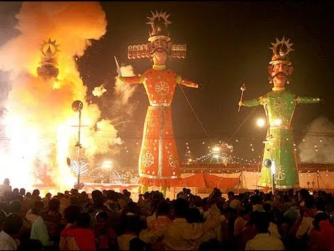 1. In north India, Navratri are celebrated as the victory of Lord Ram on the demon king Ravan. Nine days of Navratri are dedicated to nau avtaras of Devi Durga. Devotees do nine days fasting, havans and Kanya puja on the day of Ashtami or Navmi. Dussehra is celebrated on Dashmi.