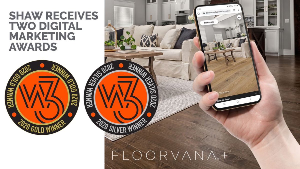 bryan_moss's tweet image. “Company Recognized by Academy of Interactive and Visual Arts with Gold and Silver Wins, Ranked Among other Innovators like Google, LEGO and Geico”
#shawfloors #sagepath #AugmentedReality #DigitalTransformation