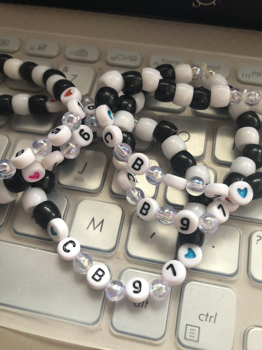 mixtape_chan's tweet photo. Hello to those that are still here~ we are still selling our leftover fanpacks! The prices have changed as we have sold most of our handmade items; we are left with 5 bracelets, fcfs! It will be $5 (excld mailing)~ otherwise, it will be $4 (excld mailing and bracelet)! https://t.co/9U4Tj2Y52J