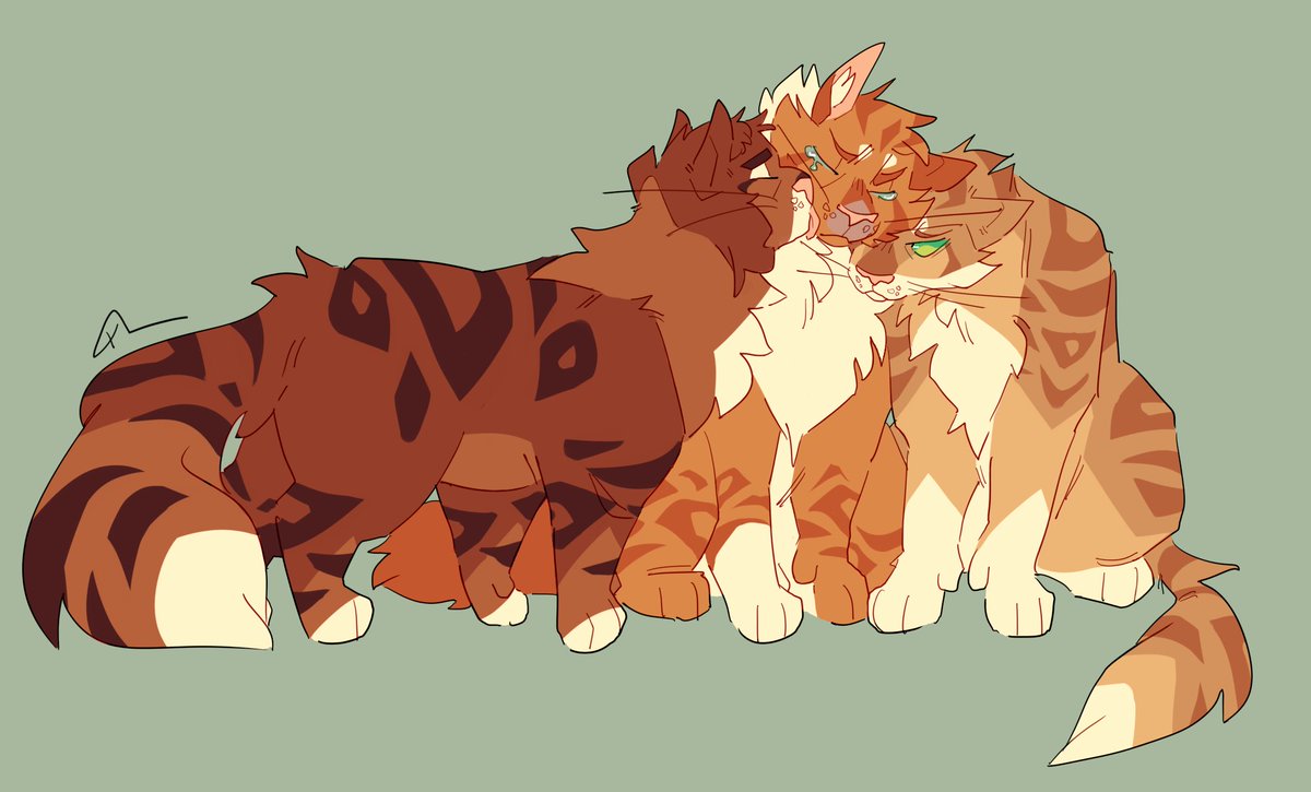 two good kids comforting their mom aka me coping with moonkitti's #squirrelflight video
