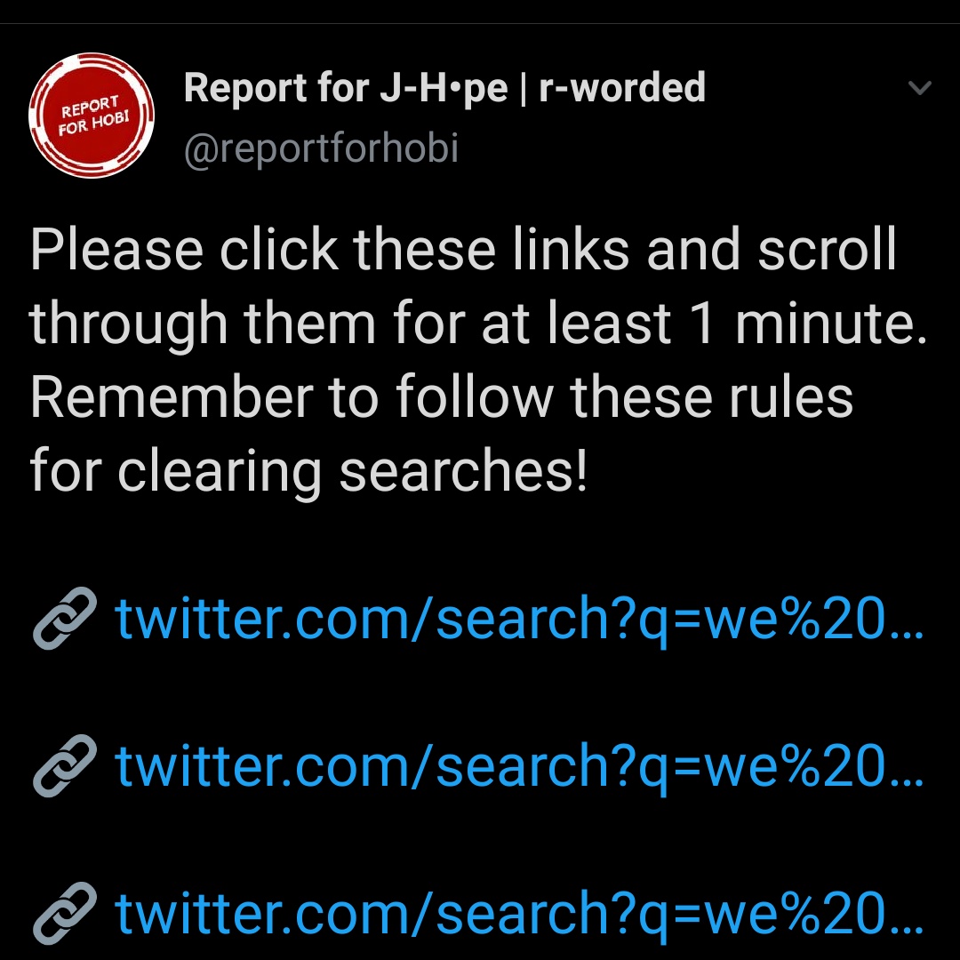 under the actual searched terms.so how do we clear the searches?you simply type the chosen words into the search bar. some people already understood the principle of that and started posting "clean the searches" posts with links. all you have to do is click on that link.