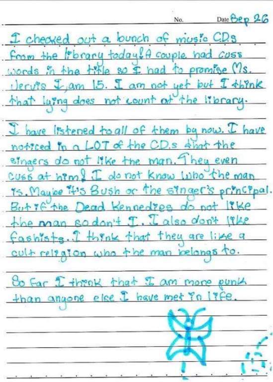 Overdueing_It's tweet image. 7 years ago today. #librarywork