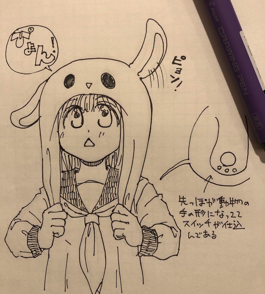 昔描いたこの落書きのと同じタイプかと 