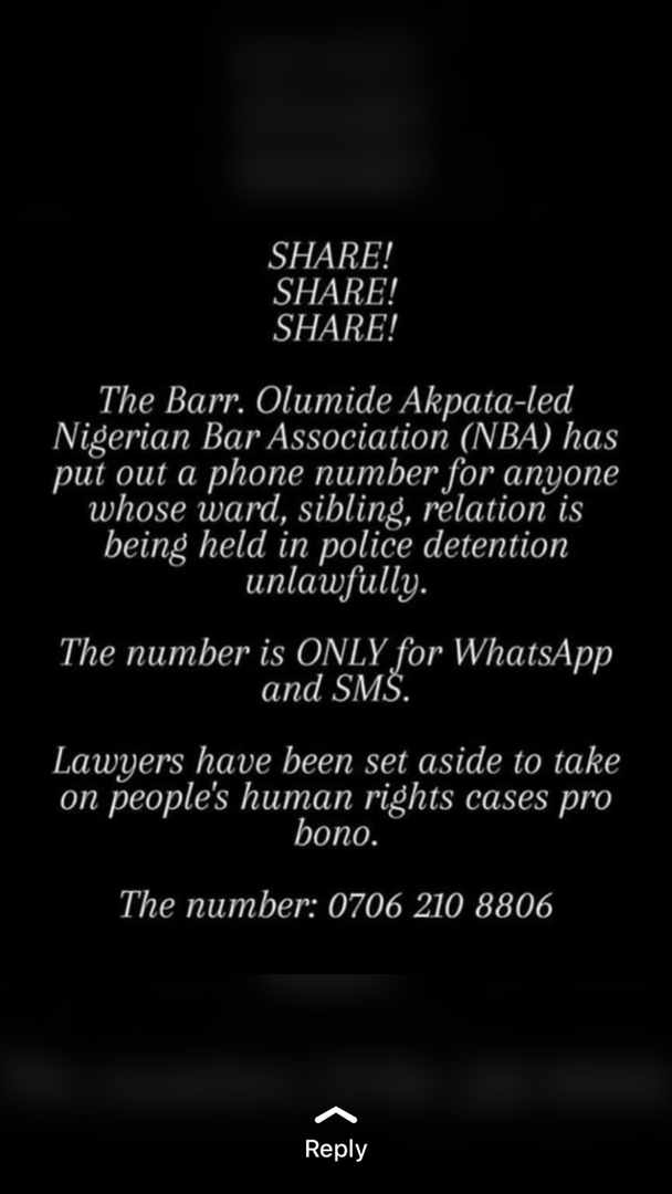 WassMarshal's tweet photo. #EndSARS https://t.co/6HLmsYTVMd