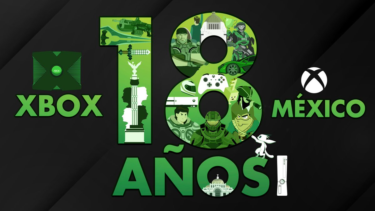 Un día como hoy pero de hace 18 años comenzaba la historia de #Xbox en nuestro país. 🇲🇽🎂