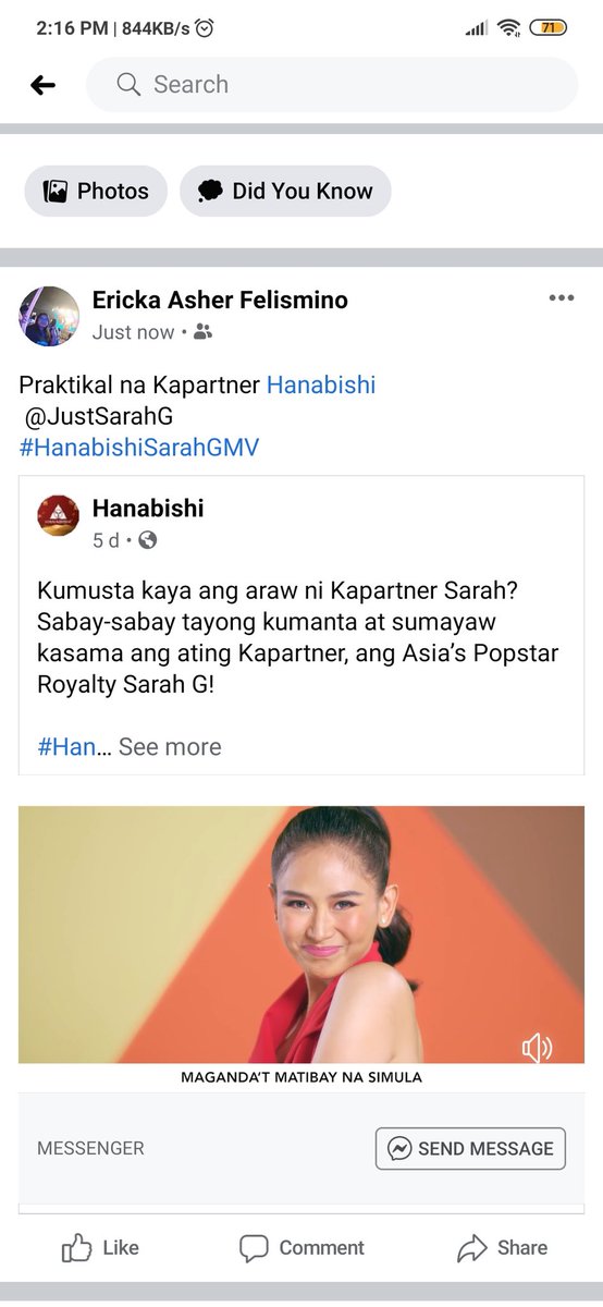 erickamae24's tweet photo. @MyHanabishi Praktikal na kapartner forever @MyHanabishi @JustSarahG
#HanabishiSarahGMV https://t.co/HZ5ab5juUu