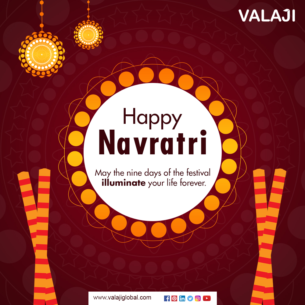 valajiglobal's tweet photo. May the nine days of the festival illuminate your life forever. Wishing you a very happy and auspicious Navratri.

#Navratri #navaratri2020 #HappyNavratri #happynavratri2020 https://t.co/eTnIMi8d5I