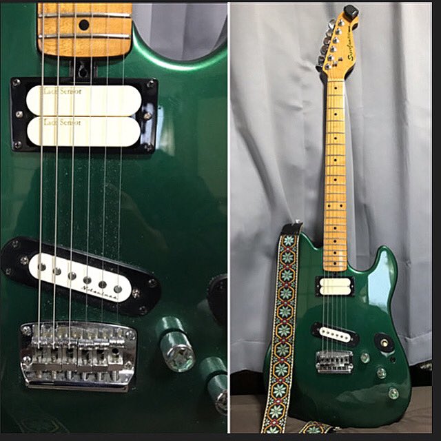walrus_japan's tweet image. YAMAHA #SJ800 の、フロント #LaceSensor に換えたら無敵になり、クラプトン的になりました。リアは、#Noiselase ピックアップにしていたので、相性も良い。コンデンサーもFender系のものに、２つ換えたら、オールドFender的な音色です♫