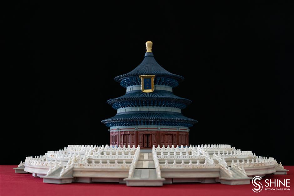 Article in Shanghai Daily paper about a detailed model kit sold by Xiaomi. Temple of Heaven, Hall of Prayer for Good Harvests.  https://www.shine.cn/news/in-focus/2010137644/