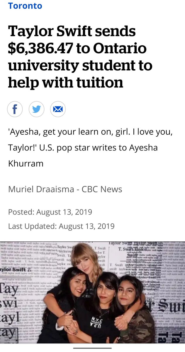 when she surprised ayesha khurram and vitoria mario by paying for thier tuition fees